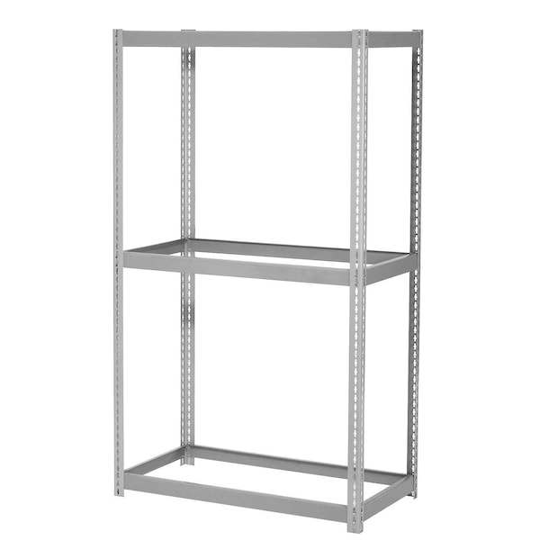 Expandable Starter Rack 36Wx12Dx84H, 3 Levels No Deck 1500lb Per Level, Gray